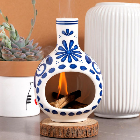 MOUGIGI Palo Santo Holder Jingdezhen craft for refined meditation spaces