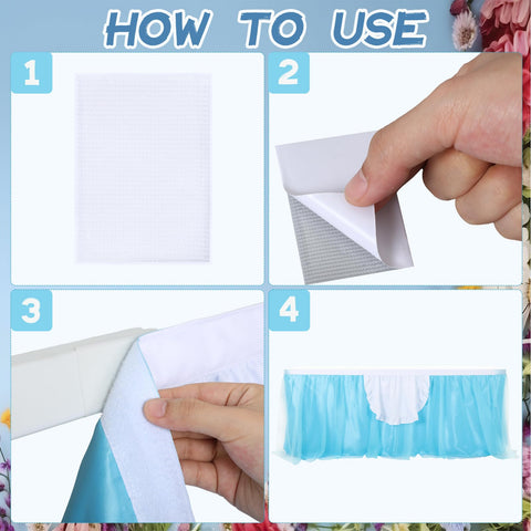 Moukeren easy-install closure on table skirt speeds setup