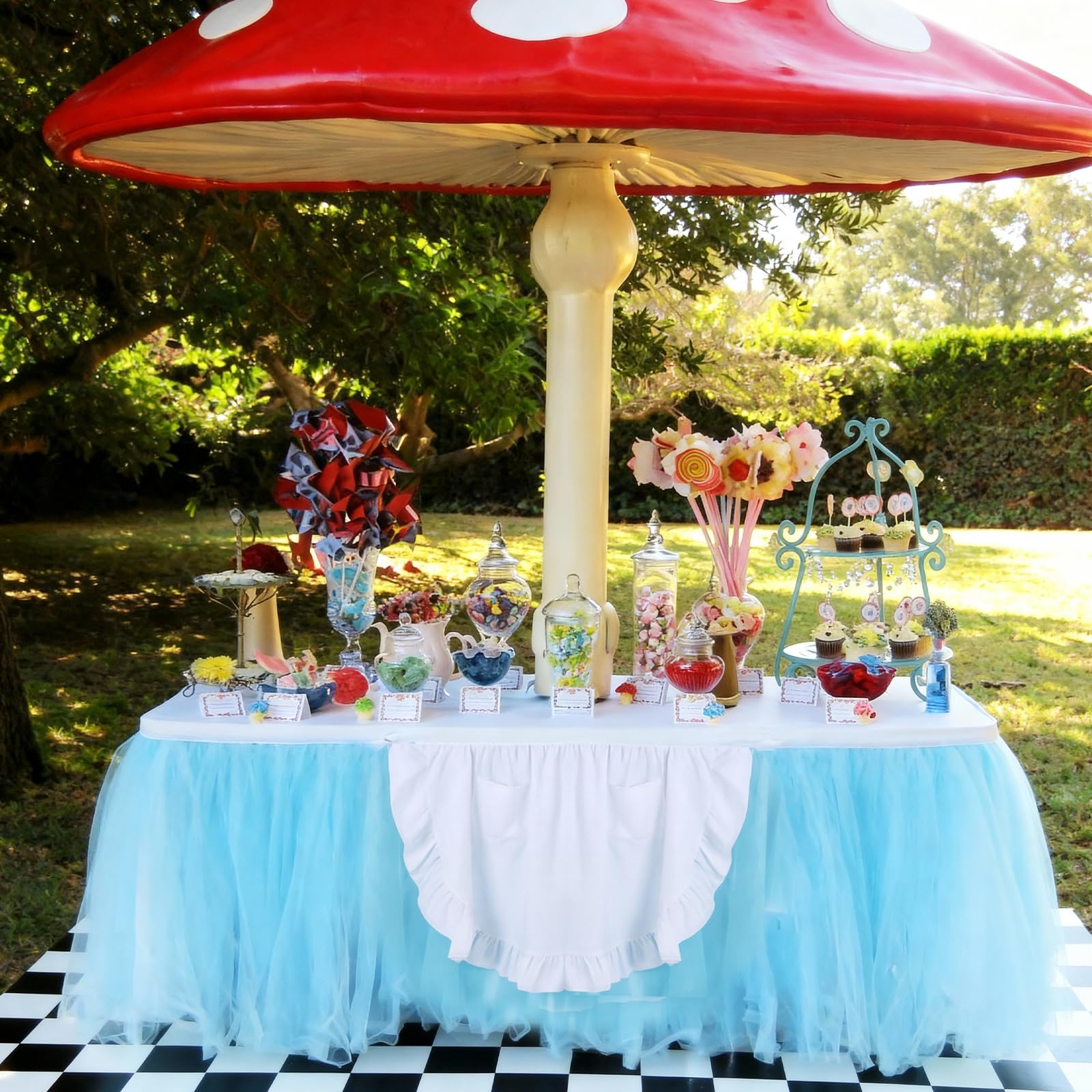 Moukeren reusable, foldable table skirt for future events