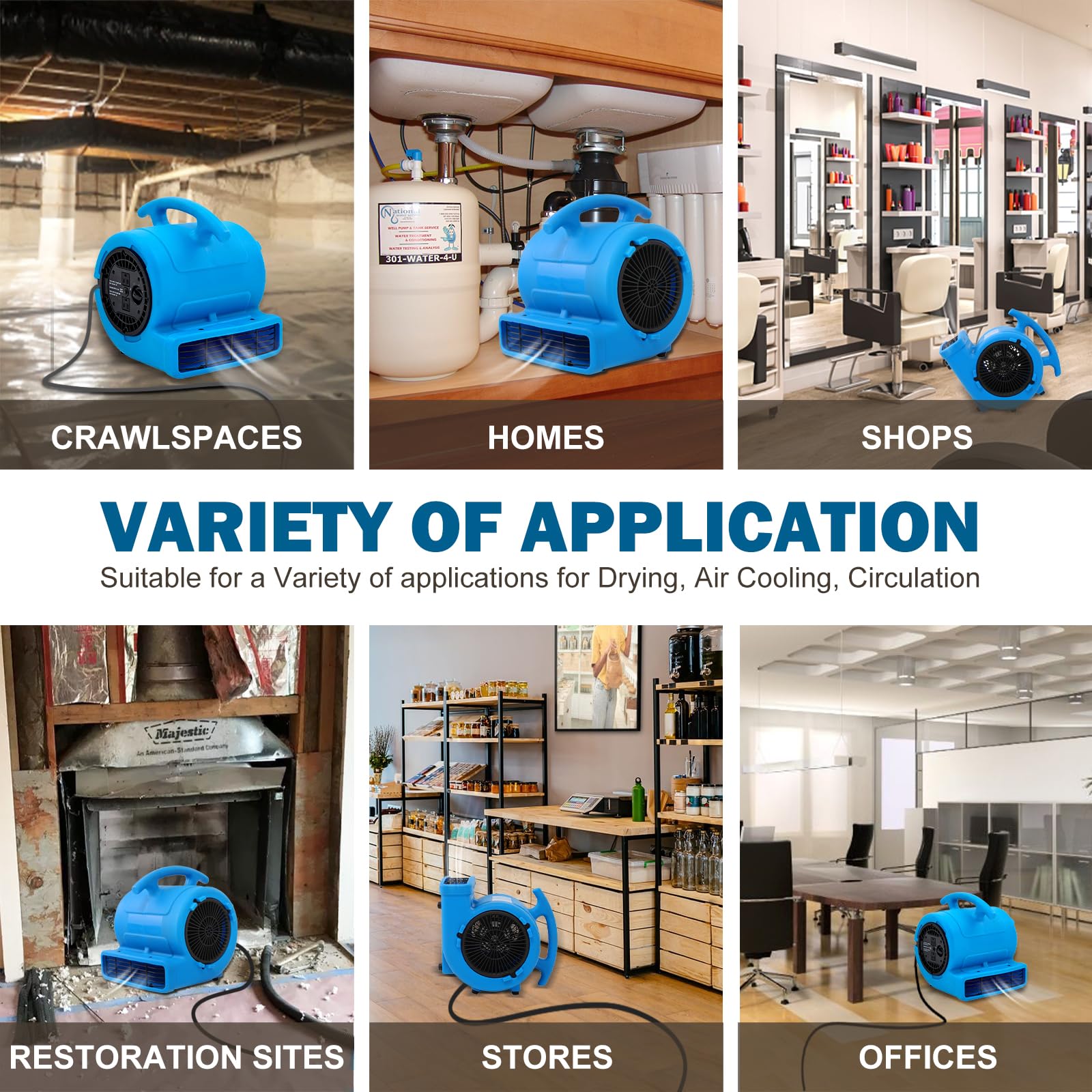 MOUNTO Air Mover compact and durable construction