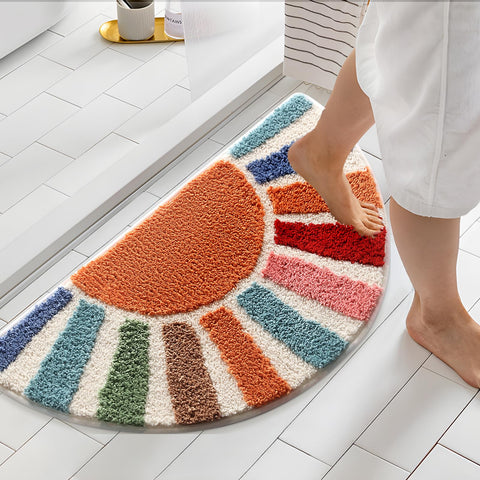 Moutina anti-slip backing keeps rug in place