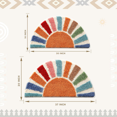 Moutina machine-washable rug for easy cleaning