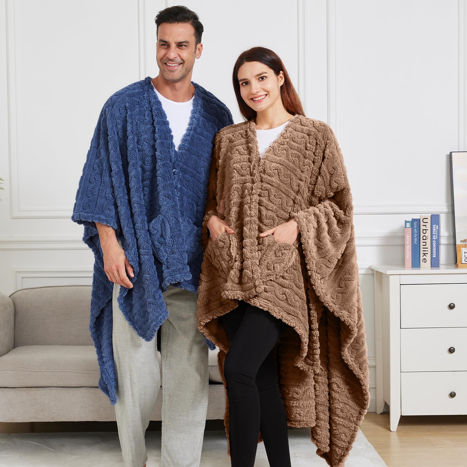 Mowkim gift-idea wearable blanket presents warm comfort for loved ones.
