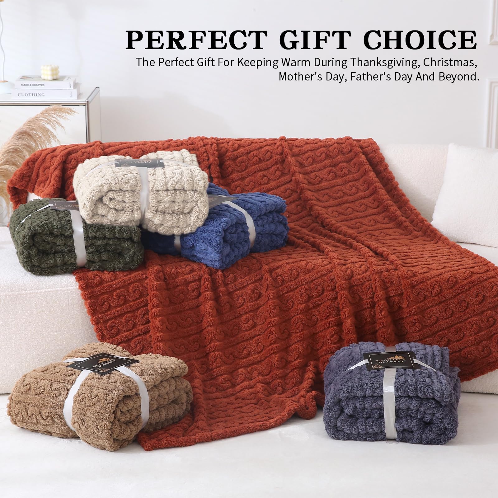 Mowkim gift-ready wearable blanket presented as a thoughtful present.