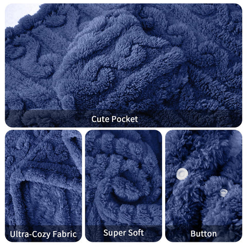 Machine washable and durable, the Mowkim blanket resists fading.