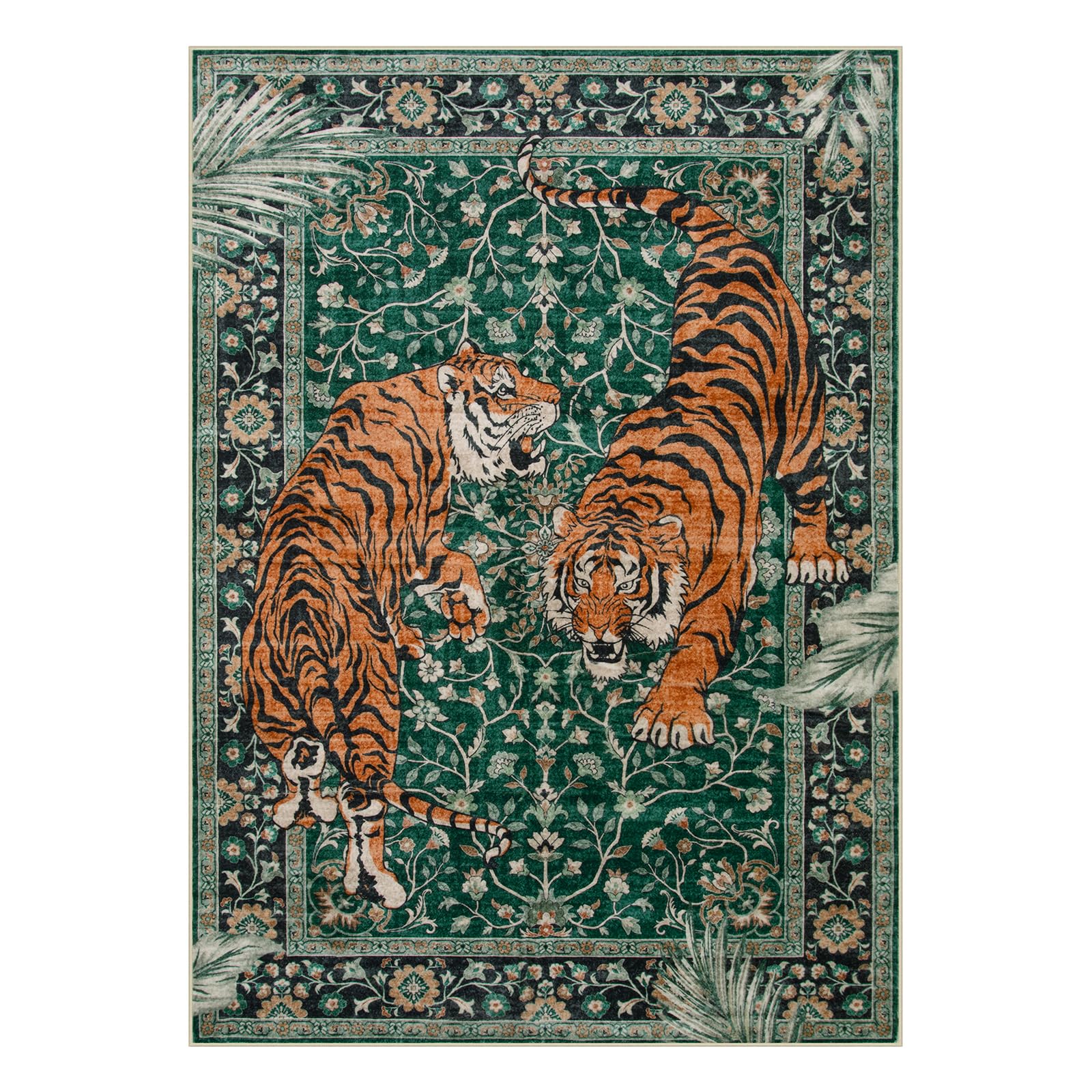 Moynesa Tiger 5x7 rug displays a boho pattern for stylish living spaces