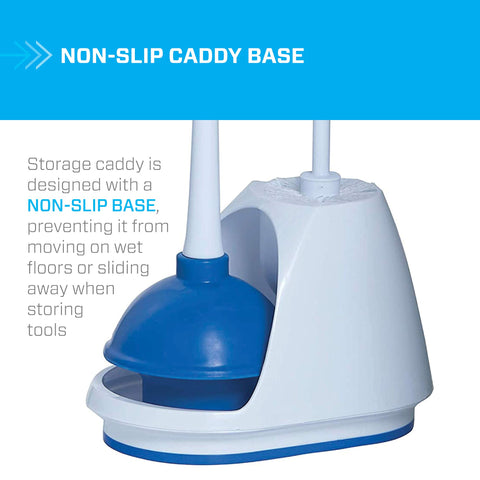 Mr. Clean cleaning set supports compact bathroom organization.
