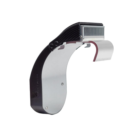 Mr. Heater Buddy Power Fan attachment demonstrates self-powered warm air distribution.