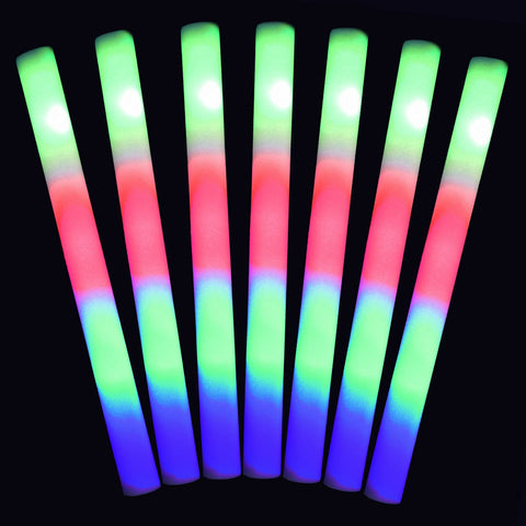 MR PARTY KING foam stick battery compartment keeps the glow going.