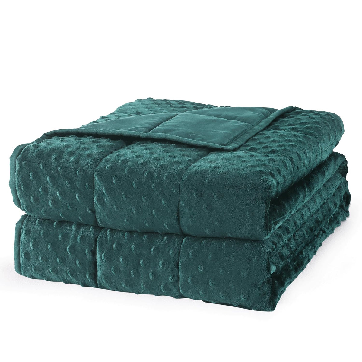 Mr. Sandman weighted blanket on bed delivers calm support for better sleep