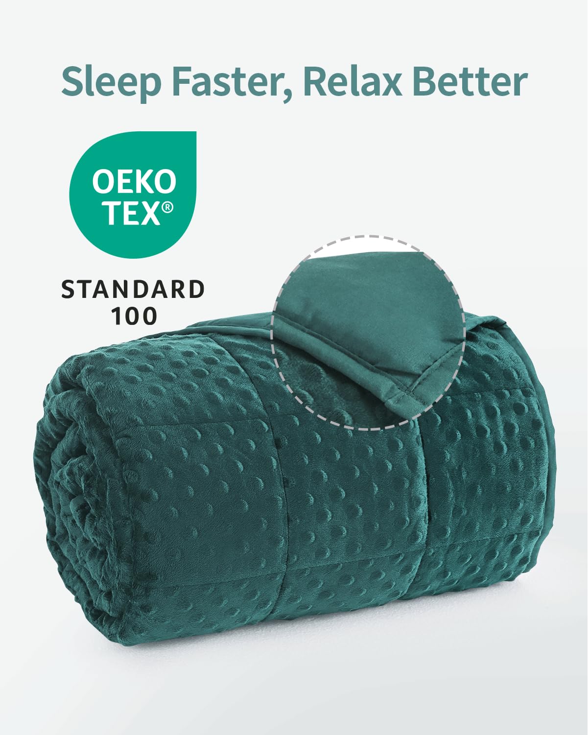 Mr. Sandman reversible side offers year-round comfort and versatility