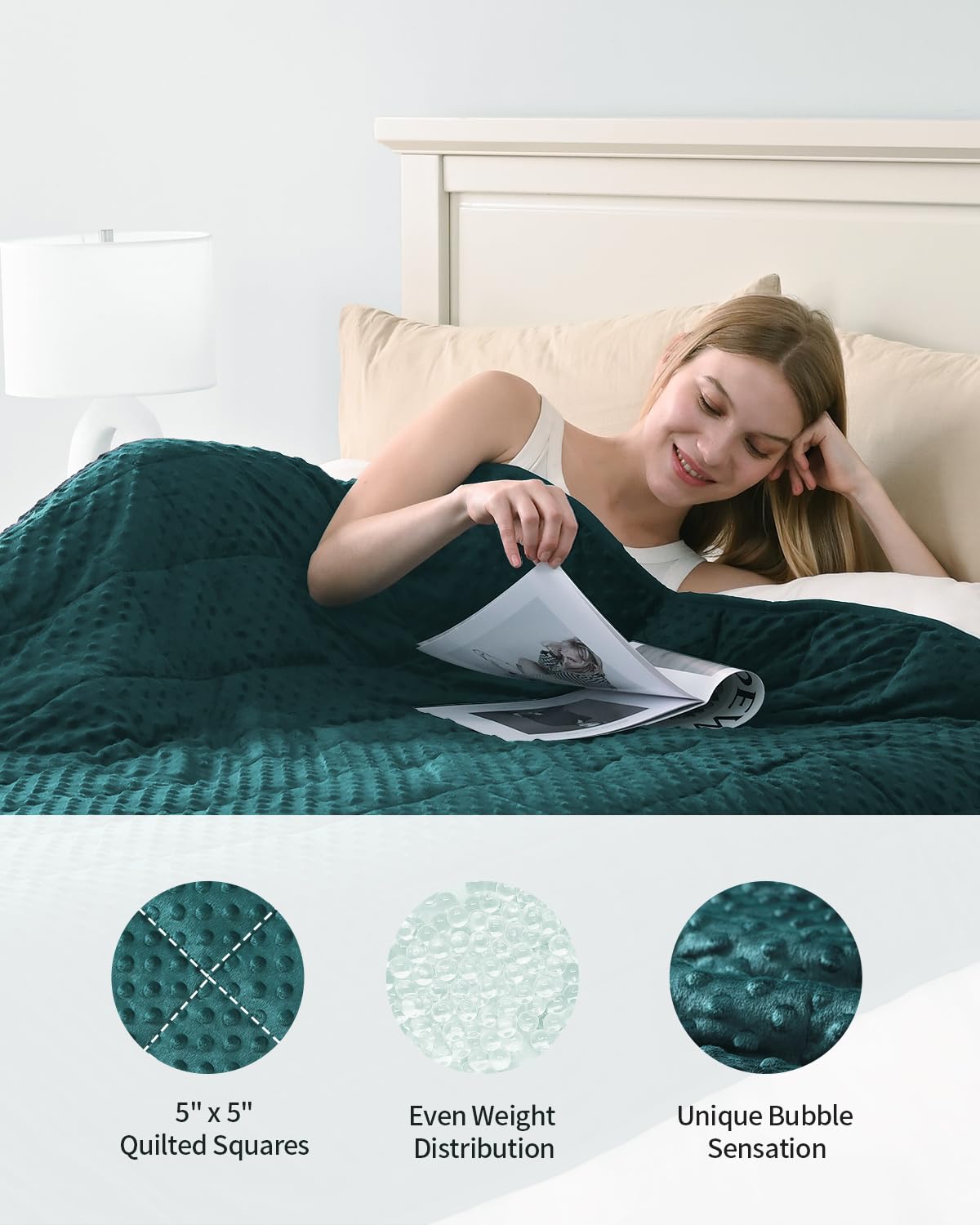 Mr. Sandman texture-dots closeup showcases cozy, tactile detail