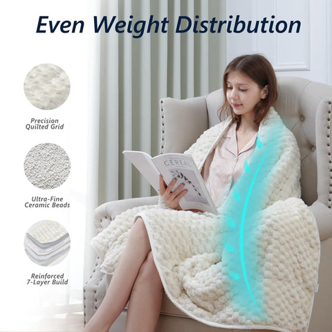 Mr. Sandman jacquard pattern closeup highlights durable fleece