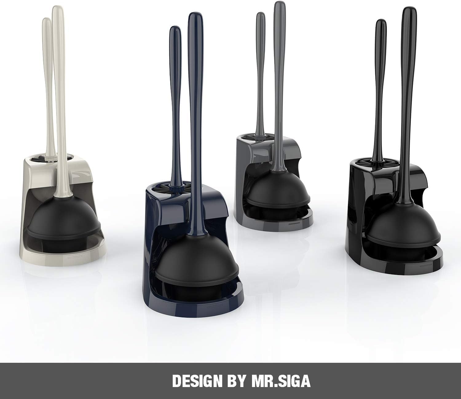 MR.SIGA cleaning set in action delivering thorough bathroom hygiene