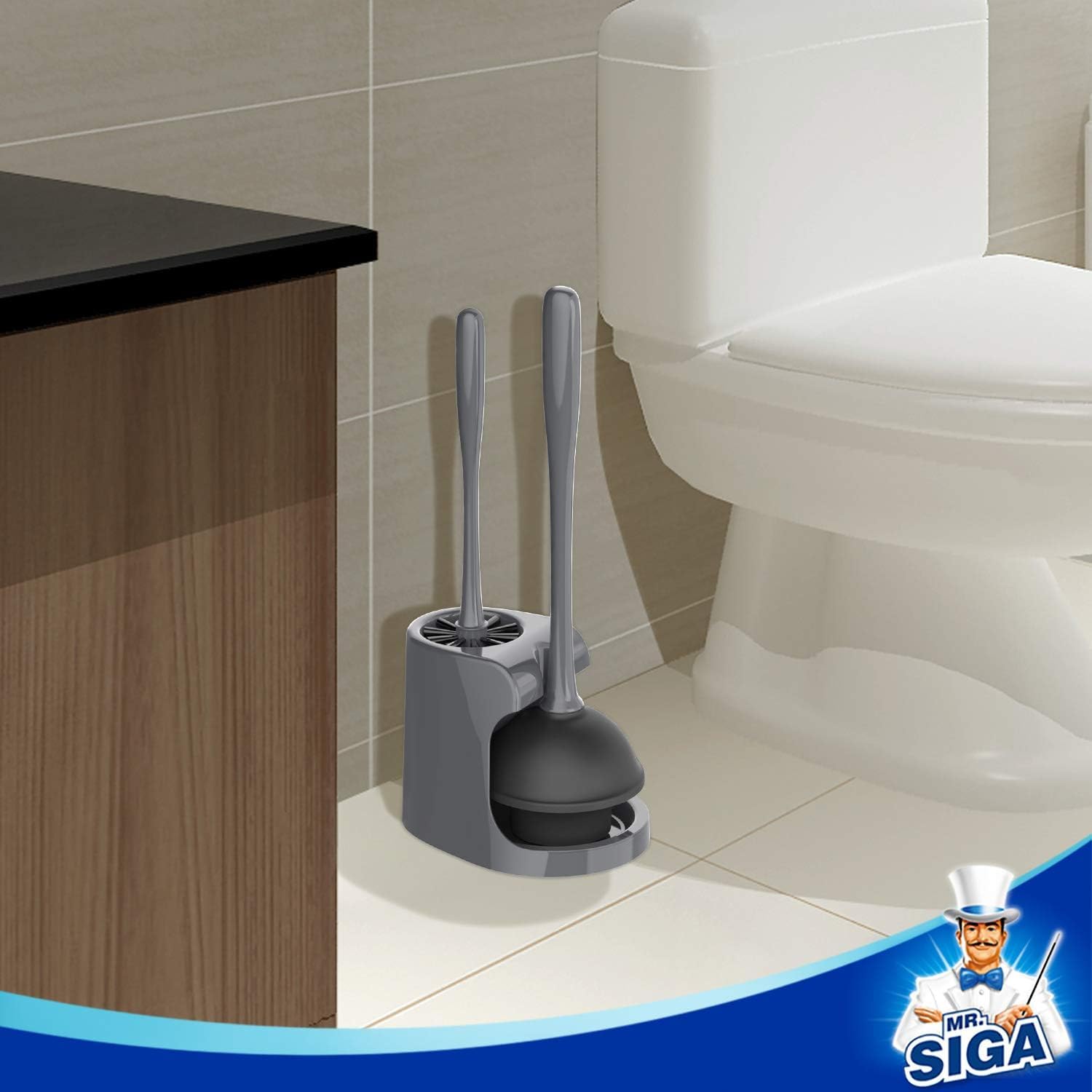 MR.SIGA compatibility with standard toilet bowls for versatile use