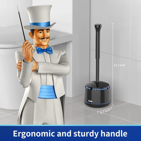 MR.SIGA heavy-duty toilet plunger delivers strong clog clearance for tough drains.