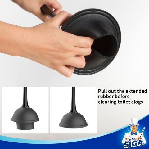 MR.SIGA space-saving design fits small bathrooms while maintaining a neat look.