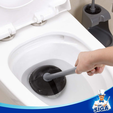 MR.SIGA space-saving gray design fits small bathrooms