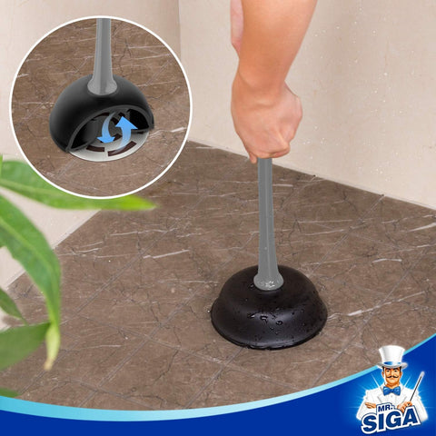 MR.SIGA compact storage keeps brush hidden and bathroom neat