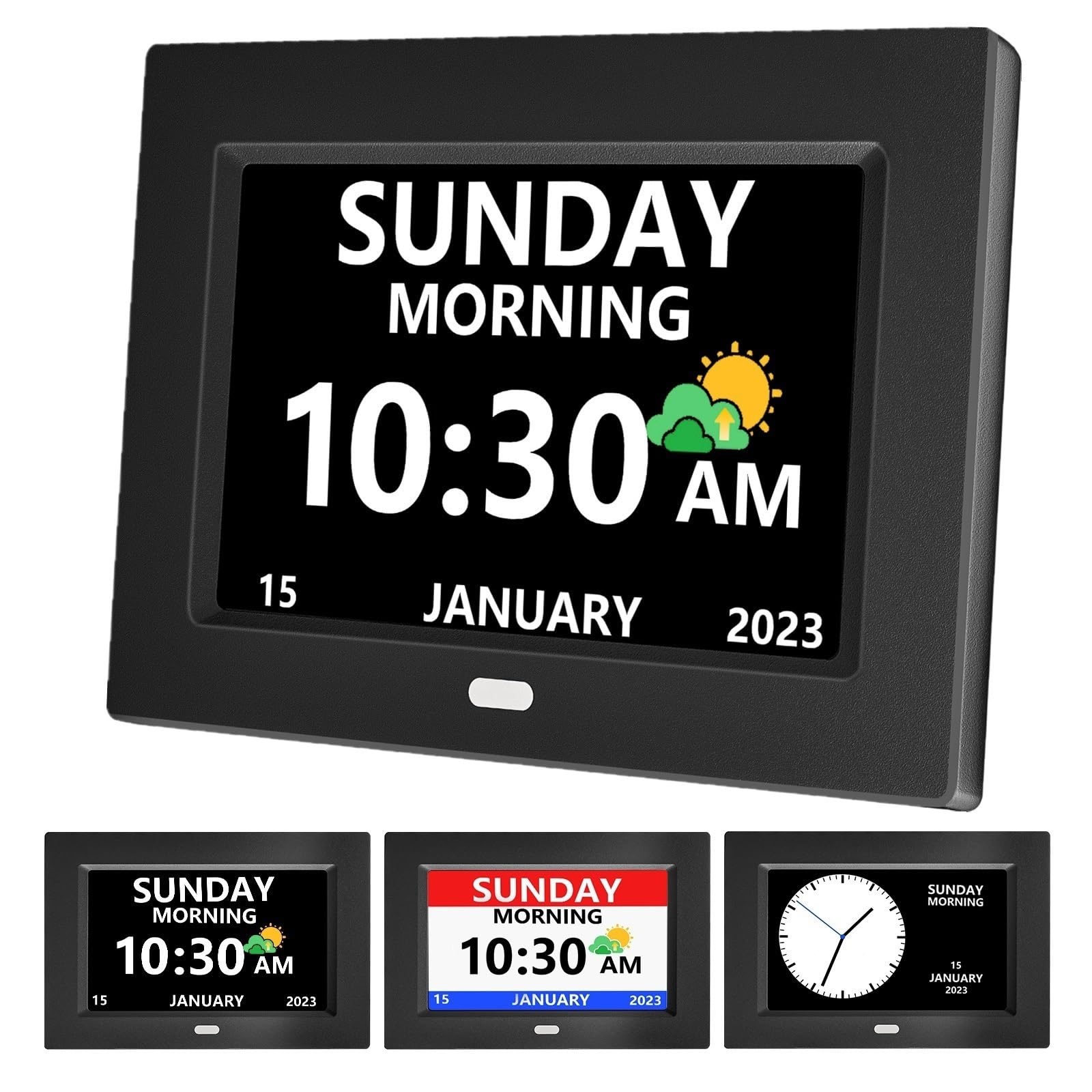 MRCHYDZ 7-inch clock with large display for easy readability in daily life.