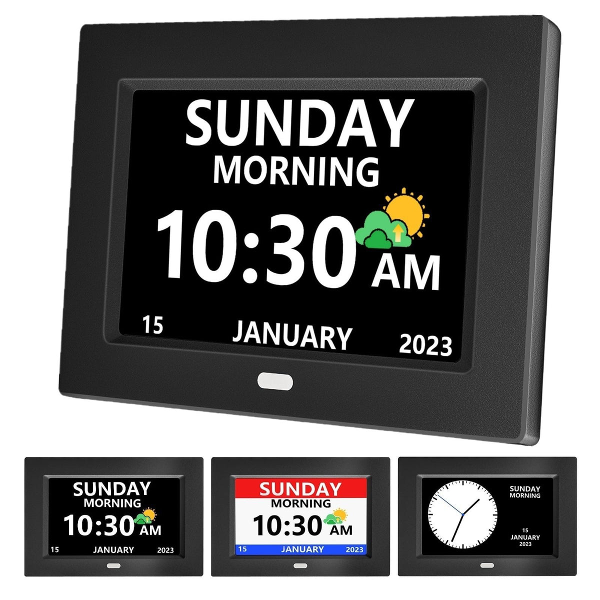 MRCHYDZ 7-inch clock with large display for easy readability in daily life.