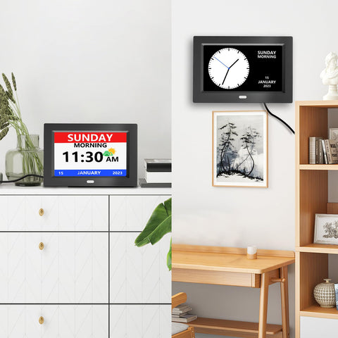 MRCHYDZ 12 alarms clock helps schedule medications and reminders.