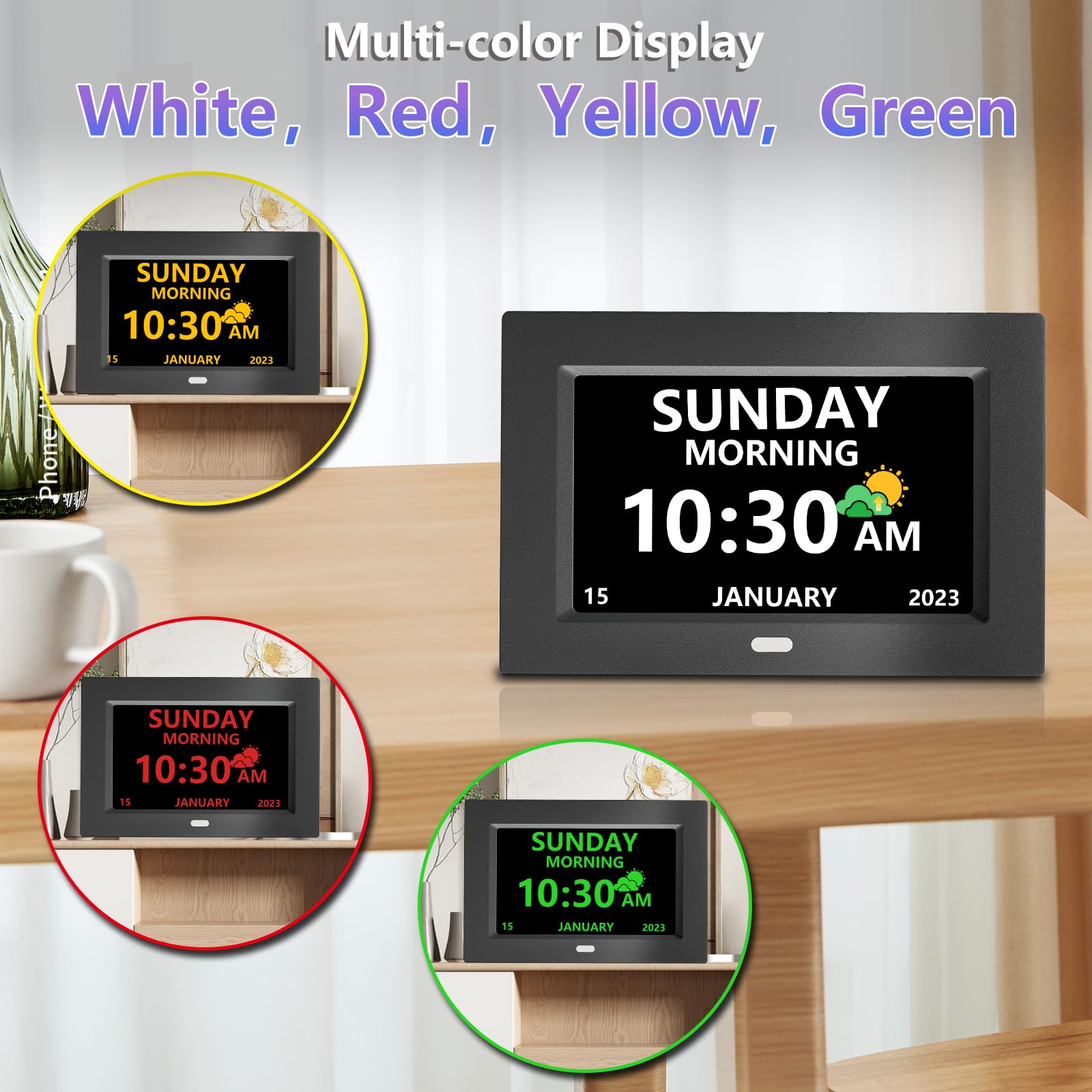 MRCHYDZ simple setup with multi-language support and time formats.