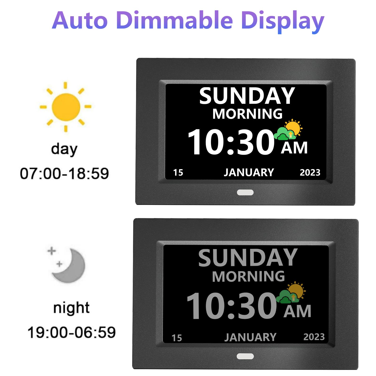 MRCHYDZ sturdy, durable clock designed for daily home use.