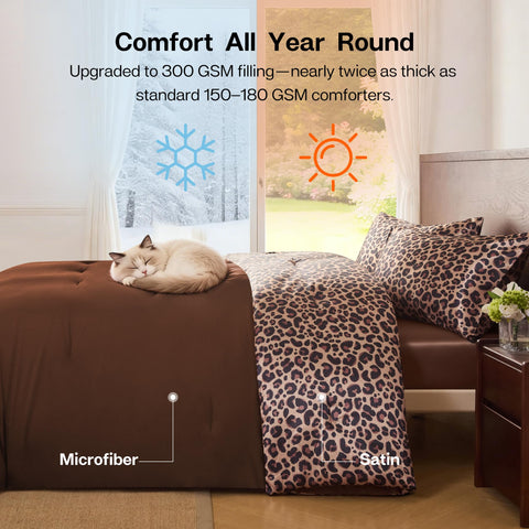 MR&HM 300 GSM filling offering light, plush warmth for year-round comfort.