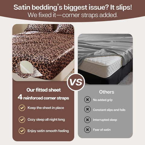 MR&HM fitted sheet corner straps keep the sheet in place