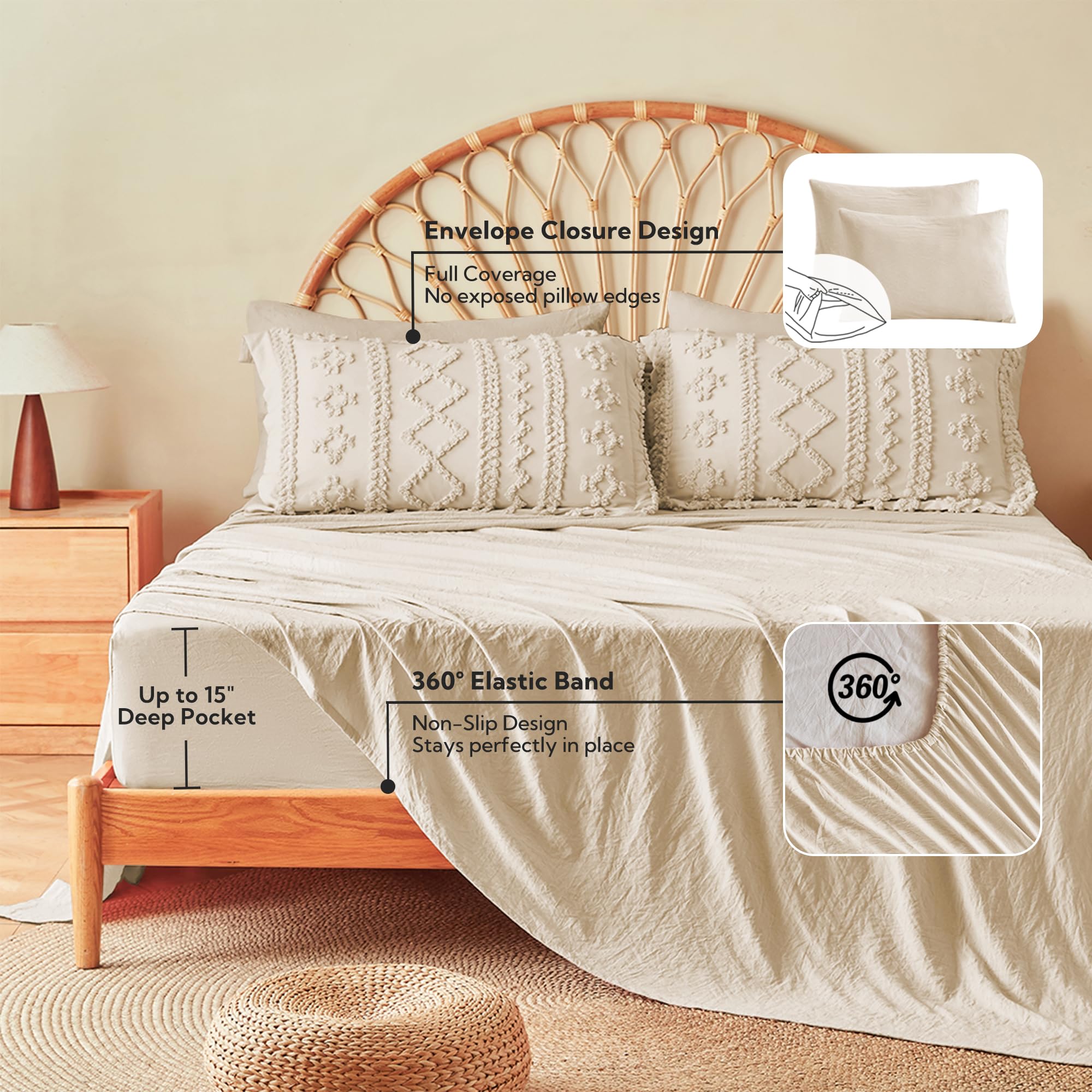 MR&HM flat-sheet-90x102 ensures full coverage and easy washing.