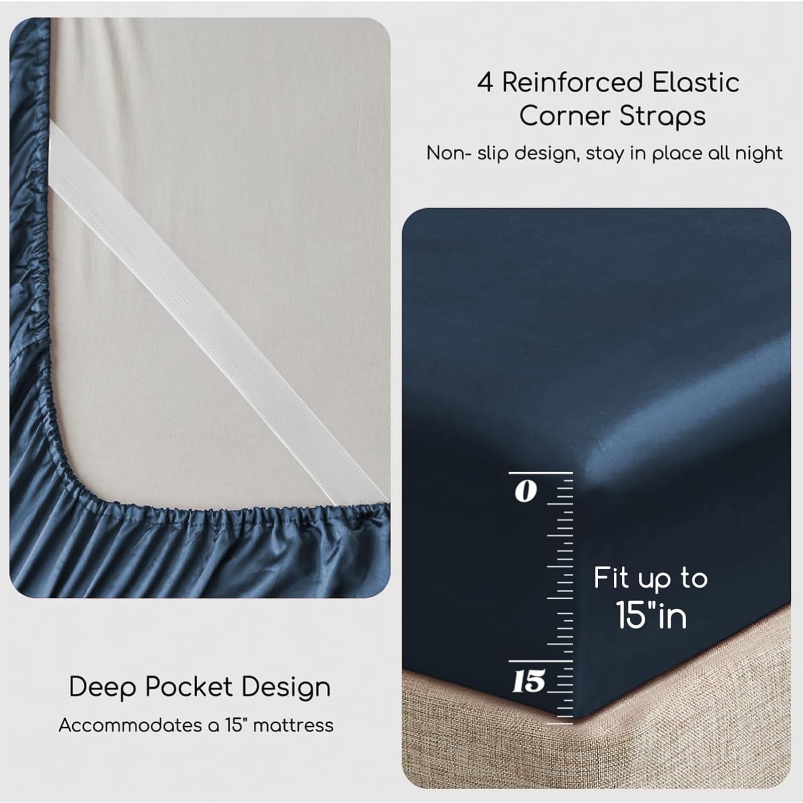 MR&HM satin pillowcases reduce frizz and tangles for smoother hair.