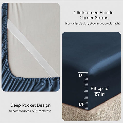 MR&HM satin pillowcases reduce frizz and tangles for smoother hair.