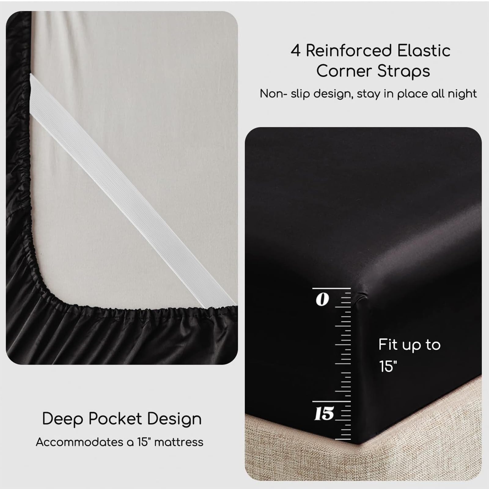 MR&HM satin sheets flat sheet twin 66x96 for generous coverage.