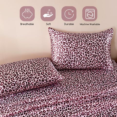 MR&HM satin fabric helps reduce friction for smoother skin and hair in bed