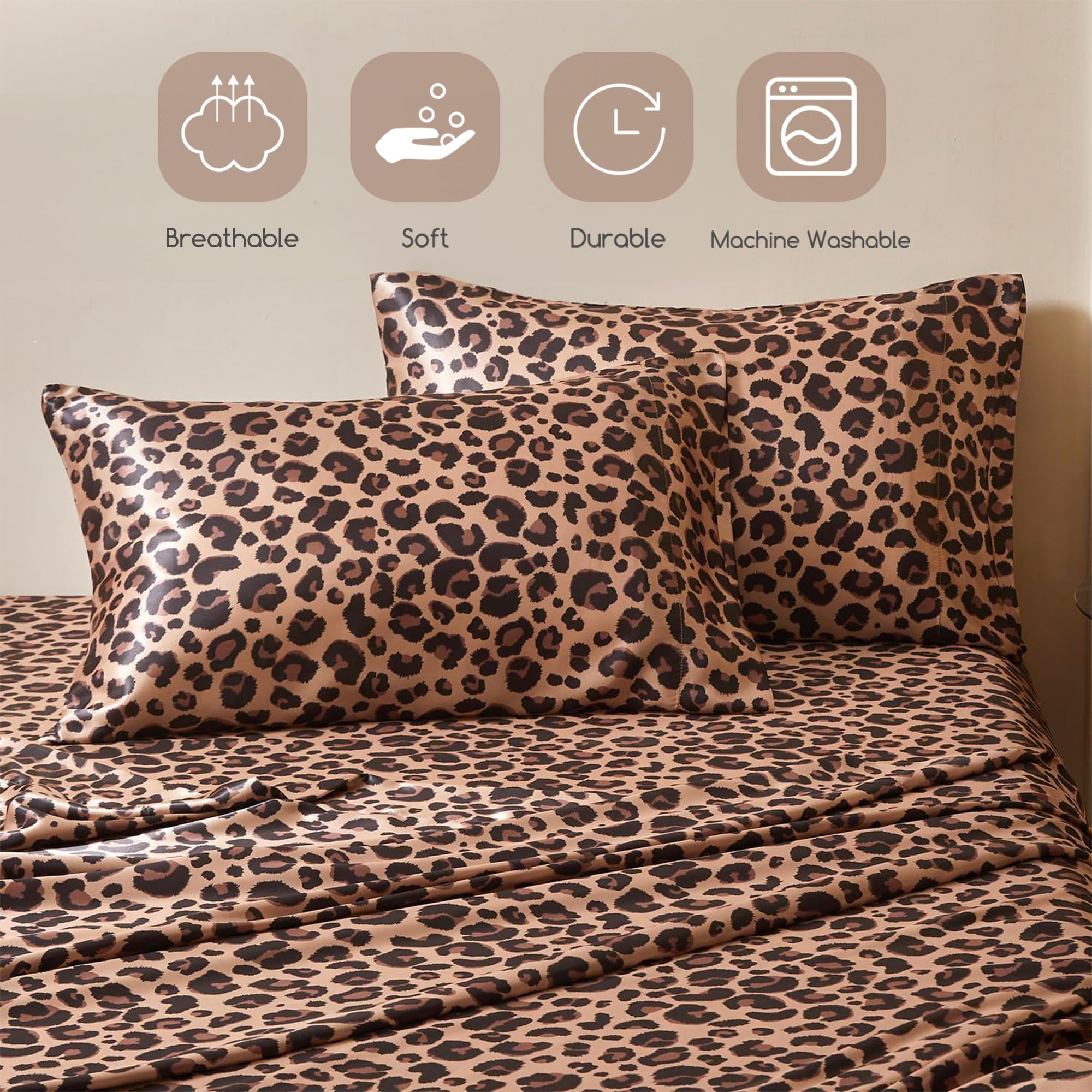 King size 15-inch deep pocket fits deep mattresses securely
