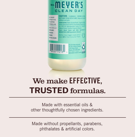 3-pack packaging shown with Mrs. Meyer's Clean Day Mint spray.