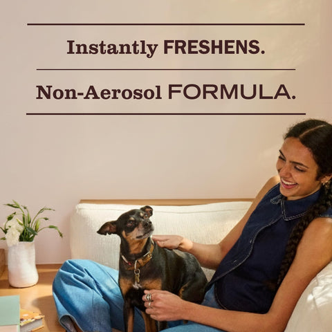 Mint notes of cucumber and melon greet spaces with Mrs. Meyer's spray.