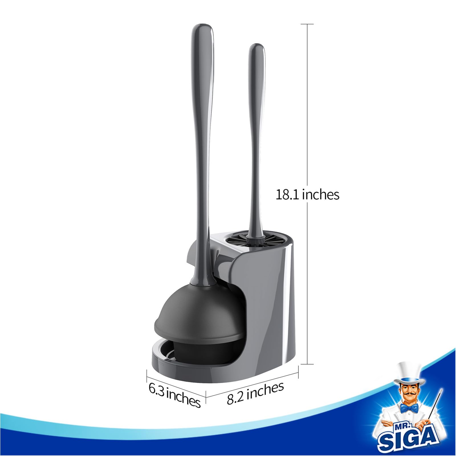 MR.SIGA 18.1 inch height fits compact spaces