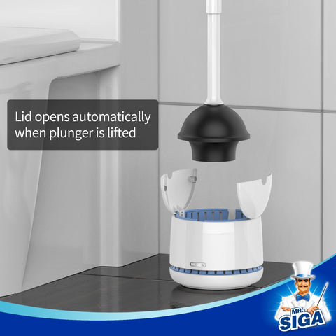 MR.SIGA ergonomic plunger handle provides a comfortable grip during use.