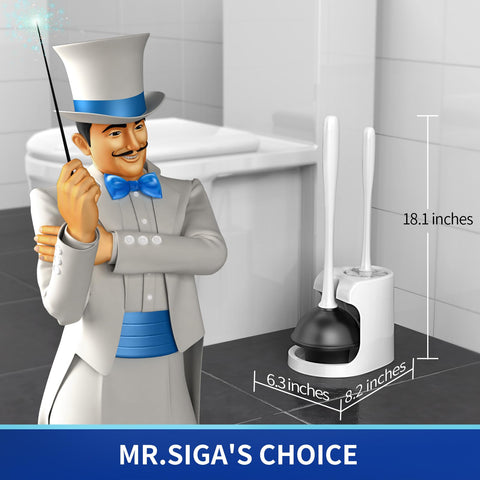 MR.SIGA two-compartment holder keeps tools organized and off counters