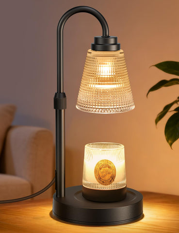 MRSZIRUI candle warmer lamp base, a sleek metal platform for flameless warmth.