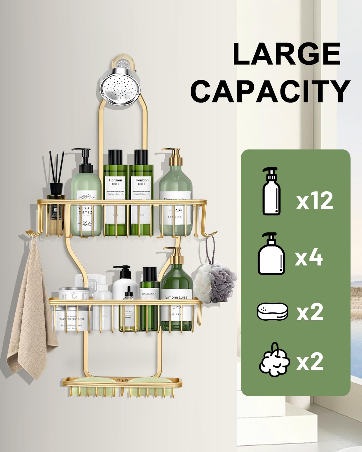 MSAICOE easy installation without drilling, simply assemble and mount