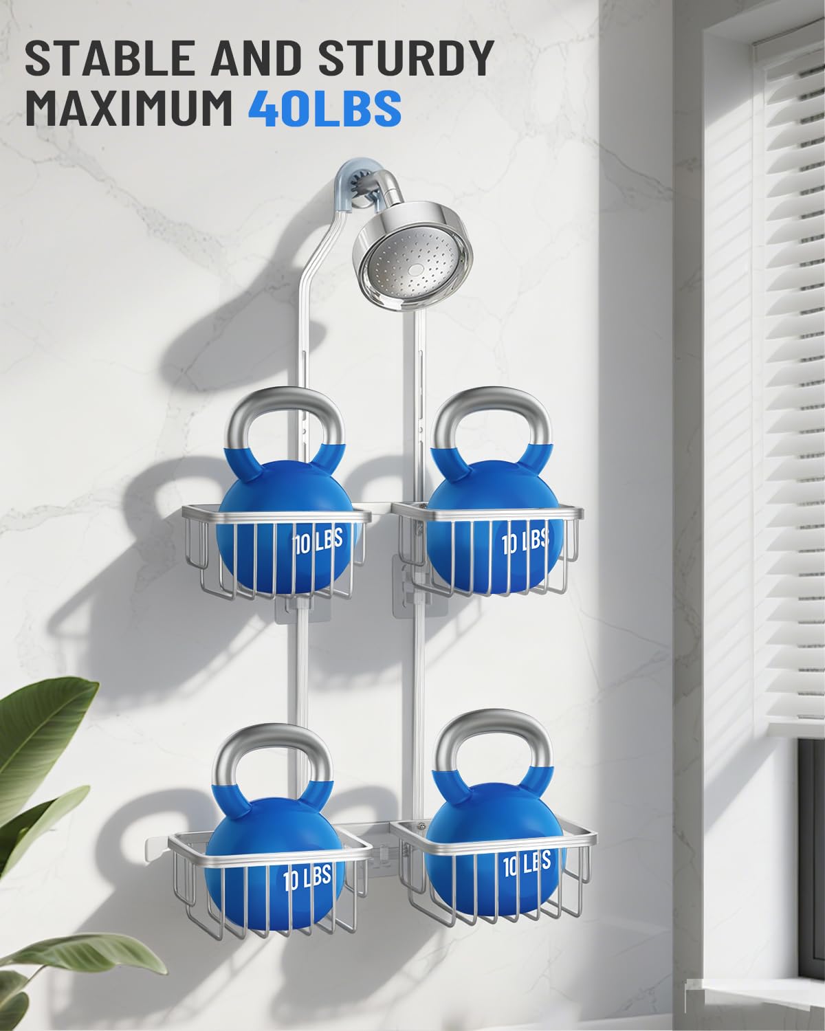 MSAICOE tool-free installation for quick setup over your shower head.