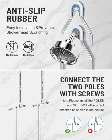 MSAICOE removable hooks add flexible hanging options.