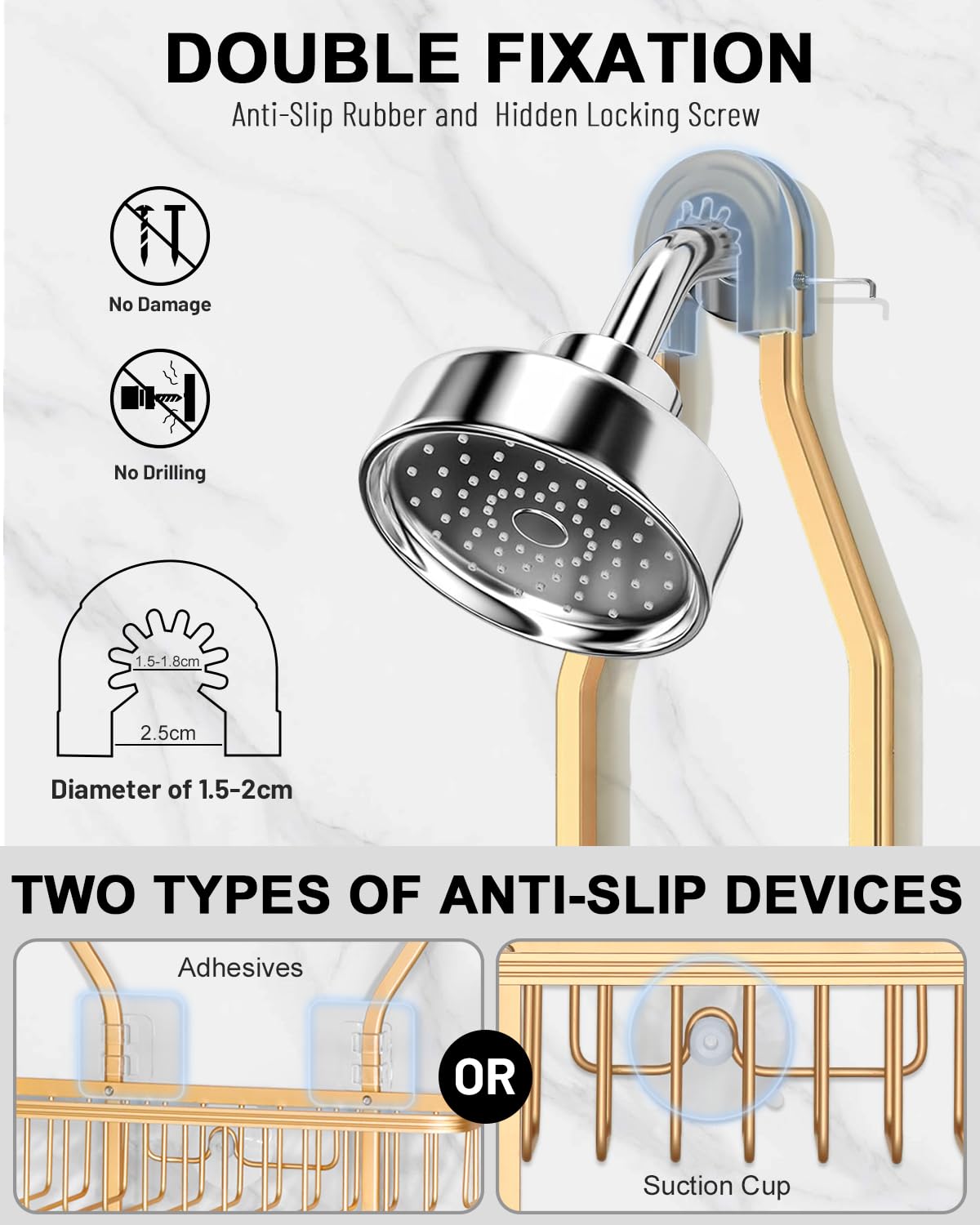 MSAICOE top hook anti-slip system prevents sliding during use
