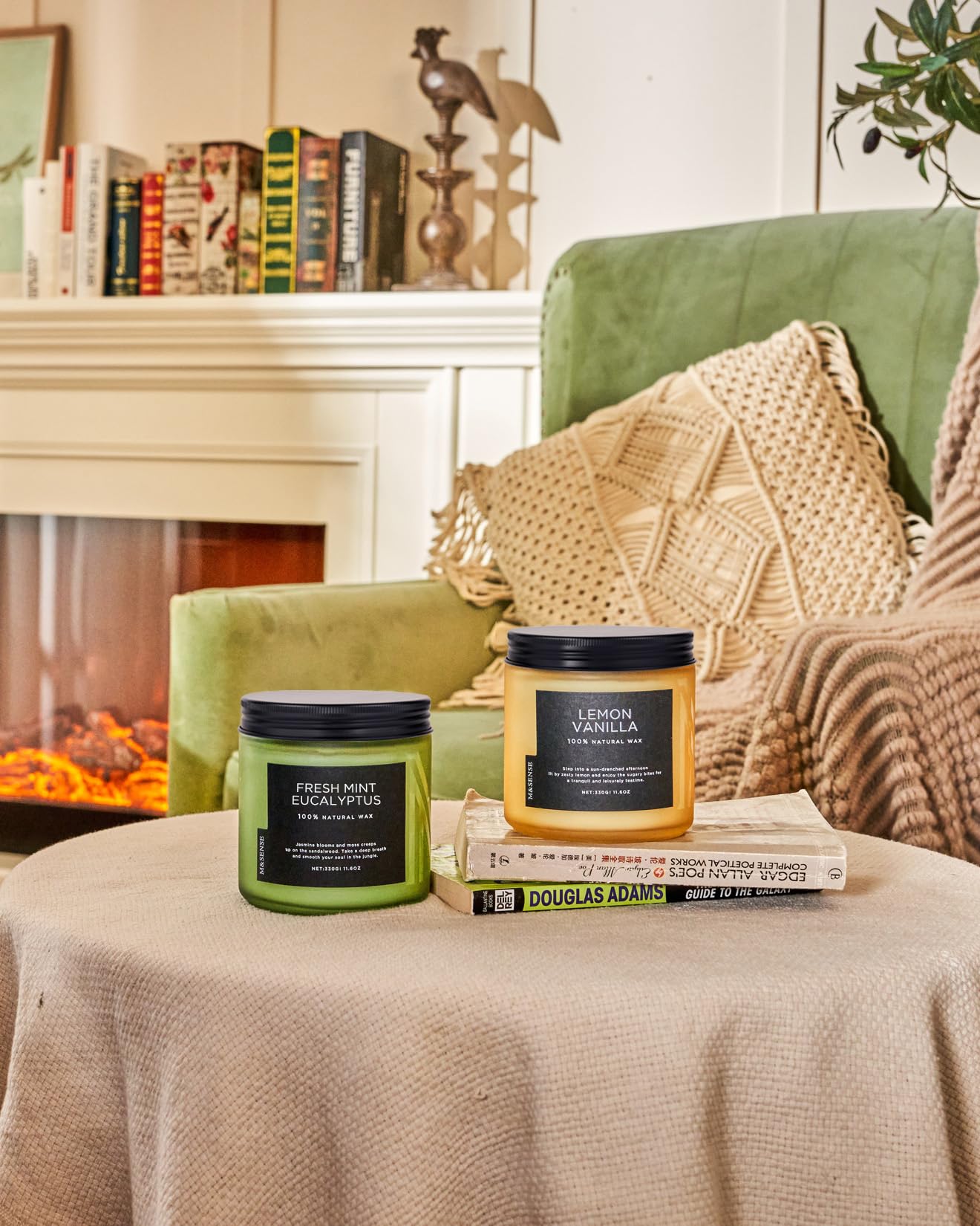 M&SENSE aroma enhances meditation space for focus and calm.