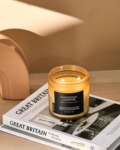 M&SENSE Gardenia Jasmine candle offers 60-70 hours of calming burn.