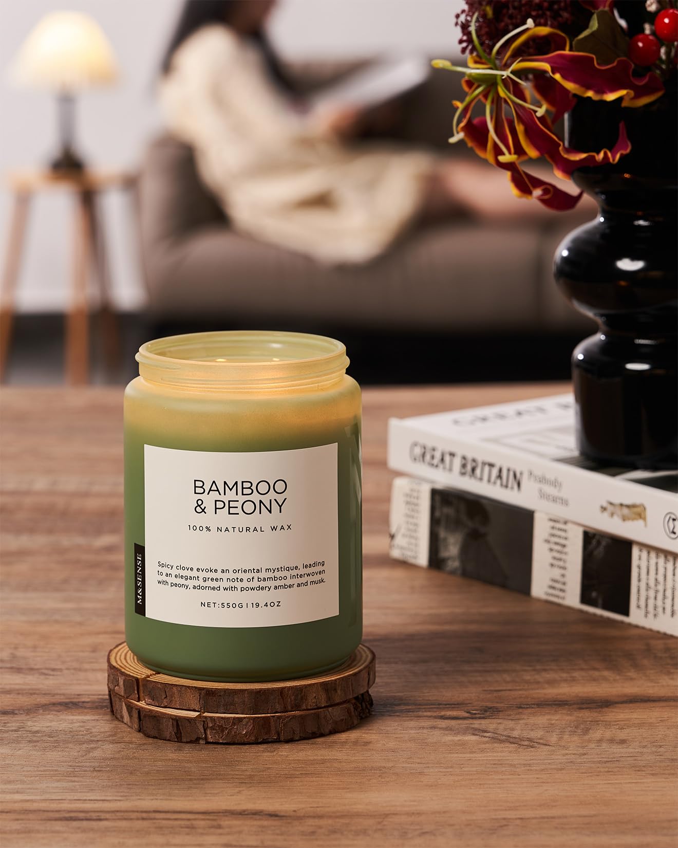 M&SENSE gift-ready candle ideal for thoughtful presents