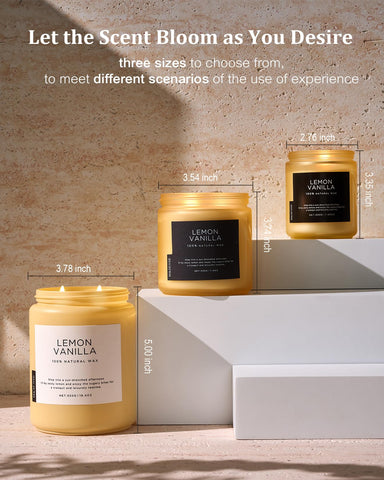 Recyclable glass jar by M&SENSE for sustainable home fragrance